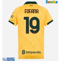 AC Milan Youssouf Fofana #19 Rezervni Dres za Ženska 2025-26 Kratak Rukav